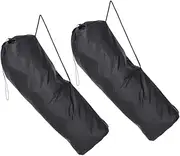 Vaguelly 2pcs Stroller Storage Bag Foldable Travel Bag Travel Bags Portable Stroller Transport Bag Stroller Carrying Bag Stroller Bag Airplane Stroller Bag for Airplane Nylon Black