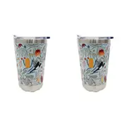 2PK Annabel Trends 270ml Stainless Steel Coffee Mug - Magpie Floral
