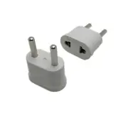 10PCS US To EU Conversion Socket Dual-use Power Converter Adapter Adaptors Plug