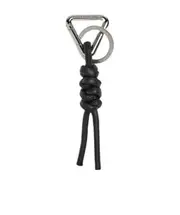 Bottega Veneta Knotted Charm Ring One size Black