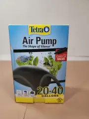 Tetra Whisper Aquarium Air PumpWhisper 20- 40 Gallons New FREE SHIPPING