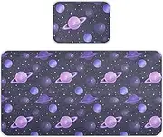 Cooling Baby Mattress Protector pad 28" x 52" Absorbent Space Planet Colorful Mattress pad Cover for Kids, Adult