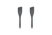 2PK Zyliss Easy Lift Turner Silicone Spatula Kitchen Utensil 6x30cm Grey
