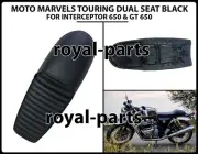 MOTO MARVELS TOURING DUAL SEAT BLACK FIT FOR INTERCEPTOR 650 & GT 650