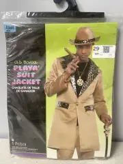 Old School Playa Suit Jacket, Costume / Theatre, Adult Men Age 14+ one size