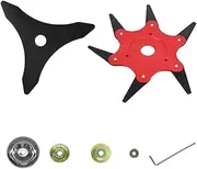 1 set Household Weeder Brush Cutter Blade Gardening Lawn Mower Replacement Blades Steel Trimmer Blades Garden Lawn Maintenance