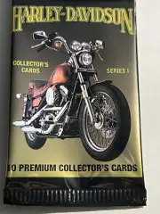 HARLEY DAVIDSON (1) PACK 1992 HARLEY DAVIDSON SERIES 1 UNOPENED TRADING CARDS
