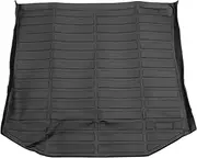 X AUTOHAUX Rear Cargo Liner Rear Trunk Mat for Jeep Grand Cherokee 2011-2021 Anti-Slip Trunk Cargo Luggage Boot Tray Mat TPE 1 Pc Flat Face Long Grid Pattern