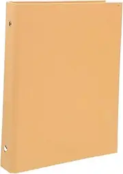 KALLORY 1Set Refillable Binder Cover Shell Paper Protector for Loose Leaf Notebooks Document Organizer with Pages Lightweight and Design for School