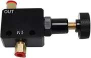 1 pc Aluminum Black Knob Adjustable Disk Brake Proportioning Valve Universal Type Fits For Car Modification