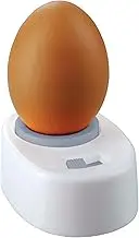 KitchenCraft Egg Pricker with Built-In Safety Lock, Plastic, White, 5.5 x 7.5 x 3 cm
