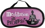 The Bright Side Eye Mask - Meditation In Progress Eye Mask NEW