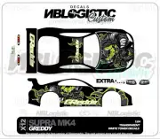 Toyota Supra Custom WaterSlide Decal for hot wheels 1/64 Scale 014