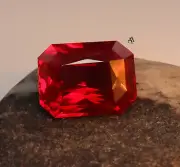 CERTIFICATE Incl.* 16.20ct Emerald Natural Unheated Red Ruby Gemstone, Burma