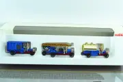 Marklin 1886 Old Timer Fire Engine Truck Set Diecast Metal HO Scale 1:87