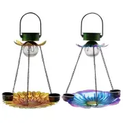 Decorative Bird Feeder Solar Light Bird Feeder Backyard Decorative Bird Feeder