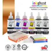 Refillable ink cartridges for Canon MG7760 MG7765 MG7766 TS8060 PGI670 CLI671