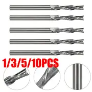 1/8" Shank 2 Flutes Solid Carbide Down cut Spiral End Mill CNC Router Bits