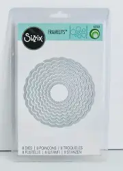Sizzix Framelits Dies 8/Pkg Scallop Circles