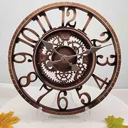 Outdoor Wall Clock 12 in Outside Waterproof Garden Clock,Big Numerals Giant Open face Large Outdoor Garden Wall Clock New