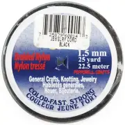 Pepperell Black Jewelry Cord