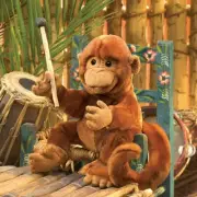 NEW PLUSH SOFT TOY Folkmanis 3092 Classic Monkey Hand Puppet