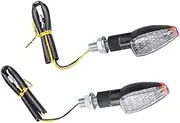 2Pcs Universal Flashing Turn Signals Motorcycle Led Lights Rear Blinker Indicator Tail Light for Yamaha Indicator Lights