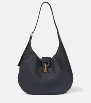 [Loro Piana] Loro Piana Bobbin Medium leather shoulder bag One Size blue