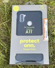 Samsung Galaxy A11 Protect onn Phone Case with Built-in Microbial Protection