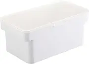Yamazaki Home Airtight Food Storage Container (3 lbs Polypropylene | Small | Pets, White
