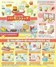 REMENT Sumikko Gurashi Burger Shop Box Product, 8 Types in Total, 8 Pieces