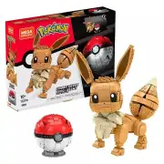 Mega Construx Pokemon Jumbo Eevee & Pokeball Construction Set