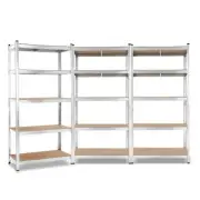 Giantz 3x0.9M Warehouse Shelving Racking Storage Garage Steel Metal Shelves Rack