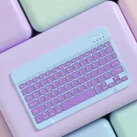 在飛比找樂天市場購物網優惠-藍芽鍵盤 無線鍵盤 無線iPad藍芽鍵盤可充電適用于蘋果華為