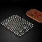 Grid Mesh Baking Cooling Rack Nonstick Baking Tray Barbecue Holder Shelf Oven