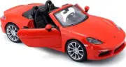 Porsche 718 Boxster Orange 1/24 Diecast Model Car by Bburago
