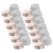 12 Pcs Face Cream Subpackaging Box Travel Plastic Empty Jar Makeup Jars