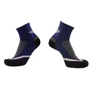 Pro Mens Womens Basketball Sports Ankle Socks Running Jogging Fitness Socks Blue