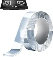 Double Stick Tape | Heavy-Duty Adhesive Wall Strips,Transparent Strong Waterproof Tape for Picture Carpet Securing Quick Repairs