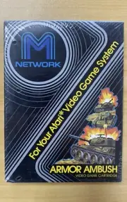ATARI 2600 ARMOR AMBUSH M NETWORK BRAND NEW SEALED