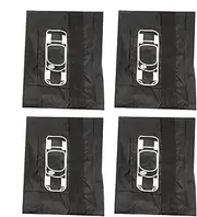 RV Tire Covers | Waterproof Set of 4 Tire Covers for Trailers - Sun Rain Snow Protector, Dustproof Portable Tyre Storage Bag for Motorhome Boat Trail