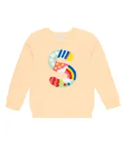 [Stella McCartney Kids] Stella McCartney Kids Printed cotton sweatshirt Y 4 yellow