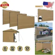210 Denier Polyester Canopy Sidewalls - Waterproof, 3 Pack for 10x10 Canopies
