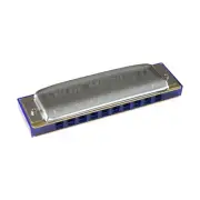 HOHNER Blue Midnight 595/20 A key 10 hole harmonica Blue Midnight