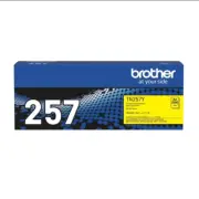 1X Genuine Brother TN-257Y Yellow Toner HL L3230CDW L3270CDW MFC L3745CDW