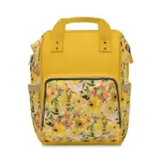 Yellow Cosmos Multifunctional Backpack