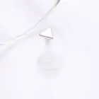 14 Karat Gold Triangle Plate Top Bio-Flex Labret