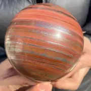 3.3lb Large Natural Tiger Eye Stone Crystal Ball Quartz Healing Sphere Décor