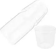 BRIGHTFUFU 1Set Transparent Glass Water Jug Multi Function Cold Water Pitcher with Lids Wear Resistant Beverage Container for Home Use and Entertaining Guests