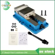 5Inch Accu Lock Vise Precision Milling Machine Bench Clamp Clamping Vice New
